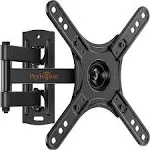 Perlegear Full Motion TV Wall Mount Bracket for Most 13-42 Inch LED LCD Flat Curved Screen TVs & Monitors, Swivel Tilt Extension with Articulating Arms, Max VESA 200x200mm up to 44lbs