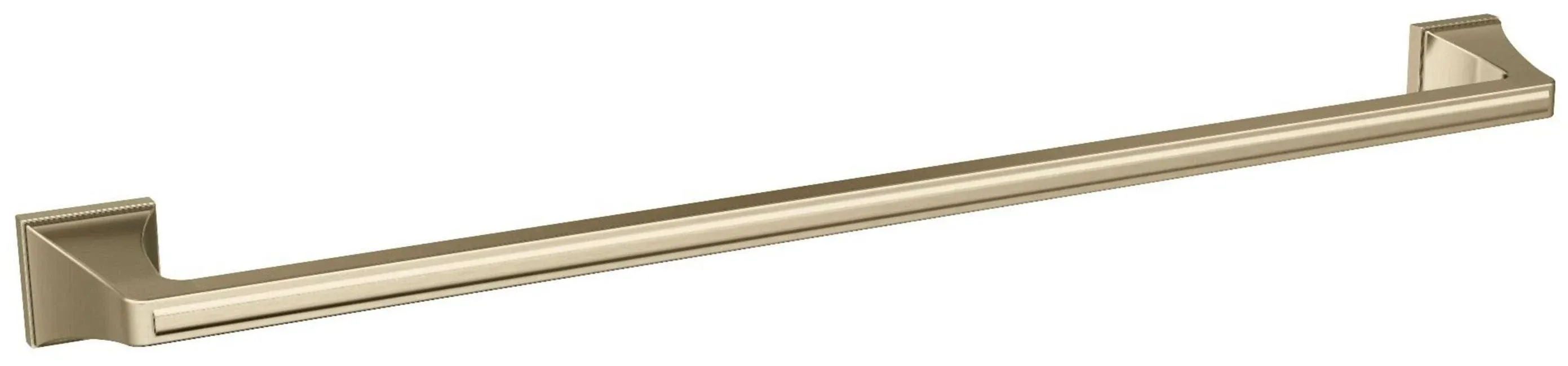 Amerock BH36024BBZ | Golden Champagne Towel Bar | 24 in (610 mm) Towel Rack | Mulholland | Bathroom Towel Holder | Bathroom Hardware | Bath Accessories