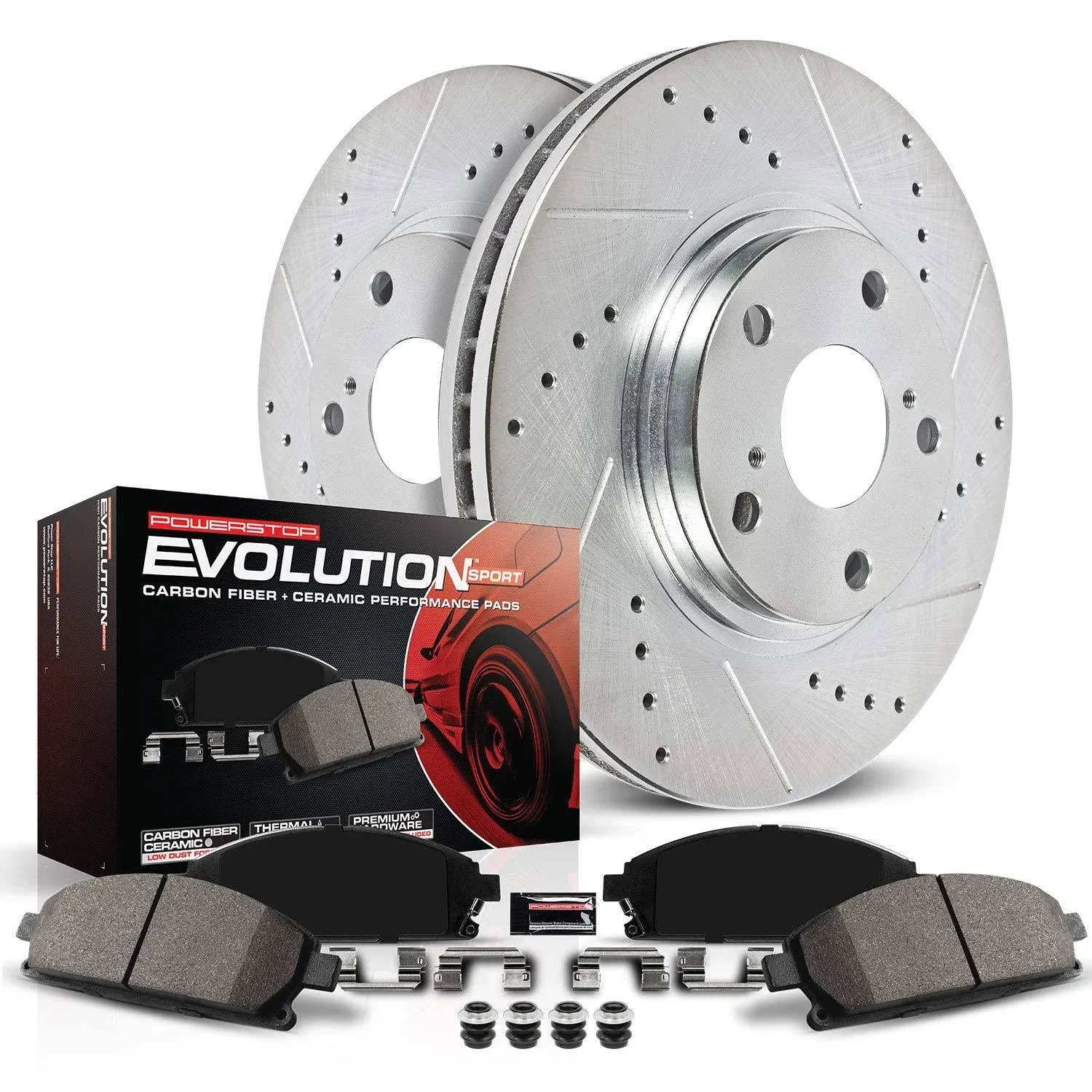 Power Stop 16-19 Honda Civic Rear Z23 Evolution Sport Brake Kit K7725