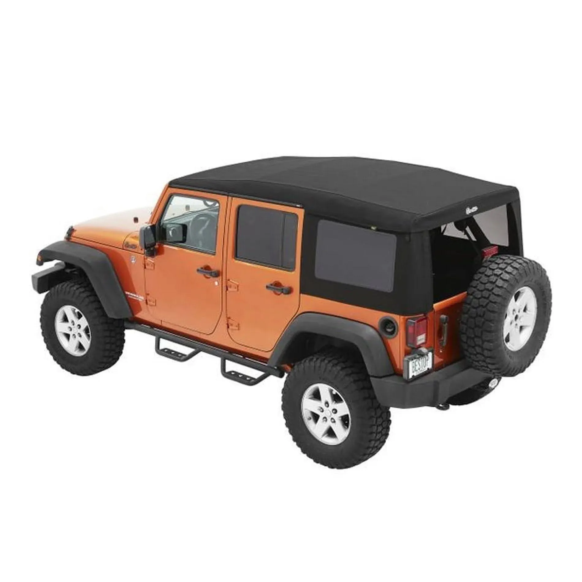 Bestop Supertop Ultra Soft Top-Black Twill, for Jeep JK 4dr.; 54724-17