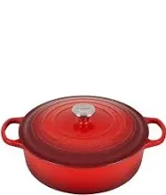 Le Creuset 24cm Signature Cast Iron Risotto Pot  -Cerise (New In Box)