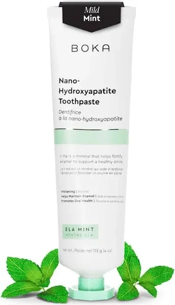 Boka Fluoride Free Toothpaste Nano Hydroxyapatite