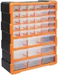 Wall Mount Hardware and Craft Storage Cabinet Drawer Organizer 39 Drawers