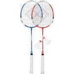 Franklin Sports 2-Player Replacement Racquet Set, Red/Blue