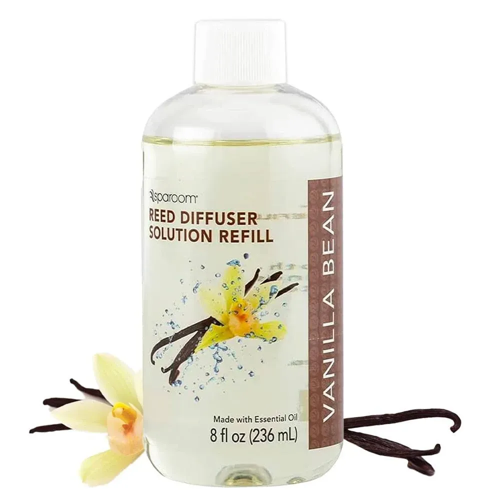 Spa Room Reed Diffuser Solution Refill Vanilla Bean