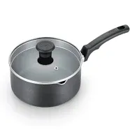 T-fal Comfort 3QT. Nonstick Saucepan, Black