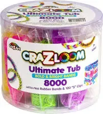 Cra-Z-Art Cra-Z-Loom Ultimate Tub Fulla Bands-8000 Pieces 191854