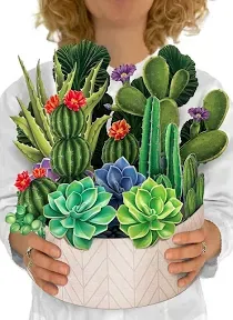 Cactus Garden Pop-Up Card