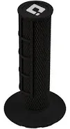 Black ODI Ruffian Half Waffle MX Grips