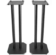 VIVO Premium Universal 25 inch Floor Speaker Stands for Surround Sound and Book