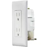 RV Designer Collection Dual Outlet with Cover Plate