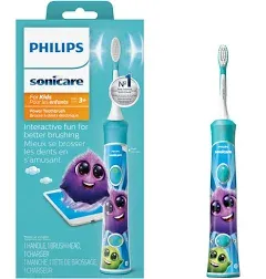 Philips Sonicare for Kids 3+ Bluetooth Connected Rechargeable Electric Power Too