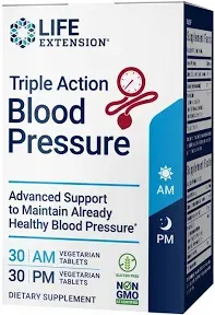 Life Extension Triple Action Blood Pressure 60 Tablets