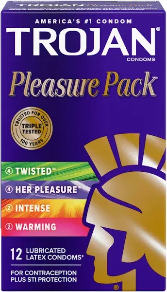 Trojan Pleasure Pack Condoms