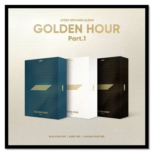 Dreamus ATEEZ GOLDEN HOUR : Part.1 10th Mini Album 3 Ver Set (via DHL Express), undefined