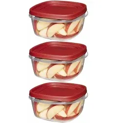 Rubbermaid 1777164 Food Storage Container, 40 Cup, Clear Base