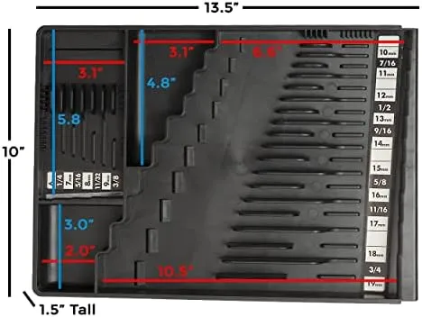 Craftsman Tool Box Chest Wrench Rack Tray