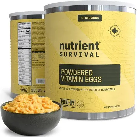 Nutrient Survival Powdered Eggs