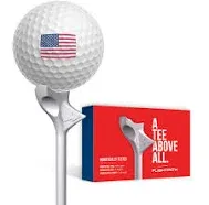 FLIGHTPATH Premium Golf Tees Durable Plastic Golf Tees Designed to Enhance Golf Shot Distance & Precision