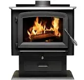 Ashley Hearth AW2520E-P 2500 Sq. Ft. Pedestal Wood Stove