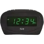 La Crosse Technology Green LED Alarm Clock 30226