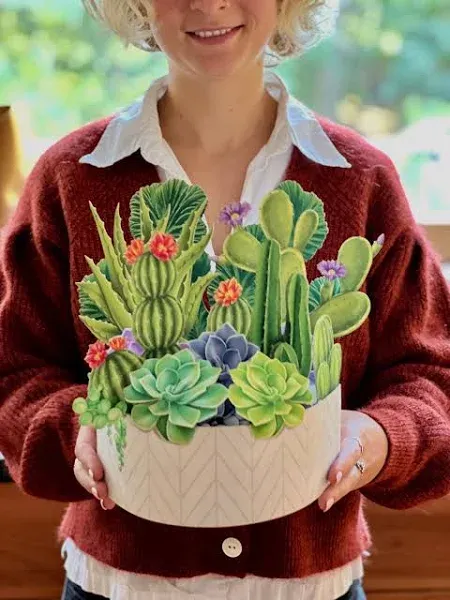 Cactus Garden Pop-Up Card