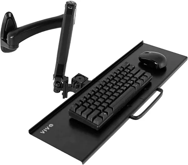 VIVO Articulating Keyboard & Mouse Platform Wall Mount