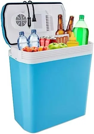 Ivation 24 L Electric Cooler And Warmer Portable Car Fridge With Handle |1483