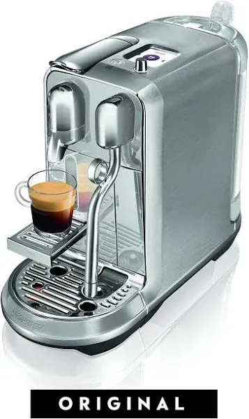 Breville Nespresso Creatista Plus Espresso Machine, Brushed Stainless Steel