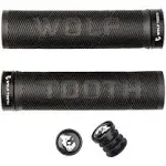 Wolf Tooth Echo Lock-On Grips- Black Grip Purple