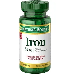 Nature's Bounty Iron mg