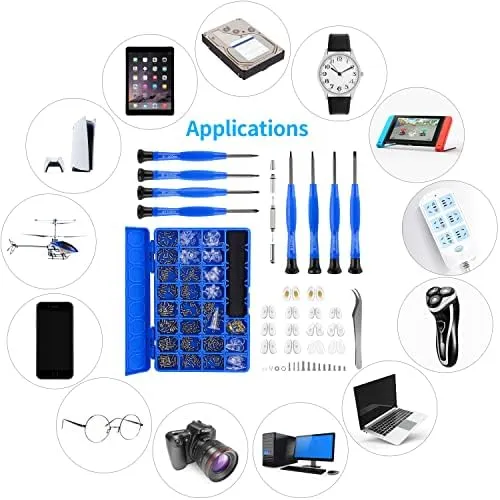 HqvOIC Upgrade Version Magnetic Eye Glass Repairing Kit