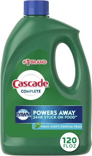 Cascade Complete Dishwasher Detergent, Fresh Scent - 45 oz