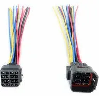 WBLD 16 Pin Way Waterproof Electrical Connector Plug Male and Female Replacement Pigtail Cable