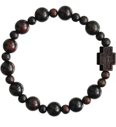 Jujube Wood Rosary Bracelet