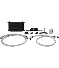 Mishimoto 10-15 Chevrolet Camaro SS Oil Cooler Kit (Non-Thermostatic) - Black - MMOC-CSS-10BK