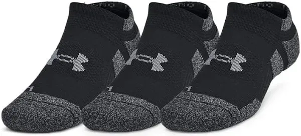 Under Armour Unisex Adult Performance Tech Pro No Show Socks (3 Pairs)