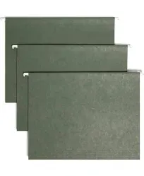 Smead Hanging Folders, Legal size, 1/3-Cut Tab, Standard Green, 25/Box