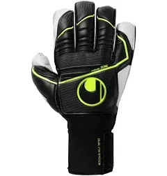 uhlsport Absolutgrip Flexframe Carbon Goalkeeper Gloves Size 7.5, Black