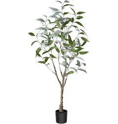 Artificial Eucalyptus Tree 6FT, Tall Fake Eucalyptus Tree Indoor, Large 6 ft 1