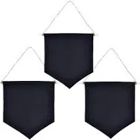 3pcs Cotton Canvas Wall-Mounted Brooch,Wall Hanging Jewelry Display Storage Set for Pin and Brooch Collections(C)