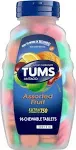 Tums Antacid Chewable Tablets for Heartburn Relief, Extra Strength, Assorted Fruit - 96 ct