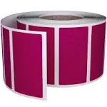 Royal Green Rectangular Stickers Rolls 1.57 x 0.75 inch Color Coding Labels 40mm x 19mm 500 / Purple