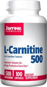 Jarrow Formulas L-Carnitine - 500 mg - 50 Capsules