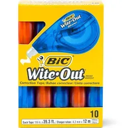 BIC Wite-Out EZ Correct Correction Tape