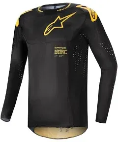 Alpinestars Supertech Ward Jersey - Black/Yellow - XL