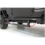 Aries 3036571 ActionTrac Powered Running Board Kit Fits 2018-2024 Jeep Wrangler JLU 4 door