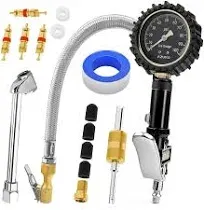 AZUNO Tire Inflator with Pressure Gauge