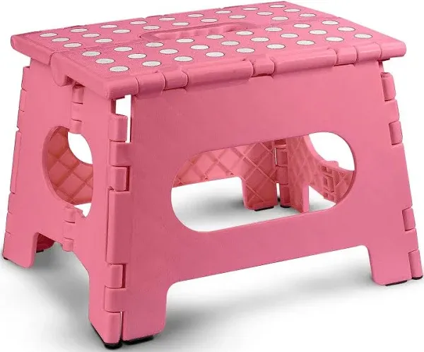 Handy Laundry Folding Lightweight Step Stool is Sturdy Enough to Support Adul...