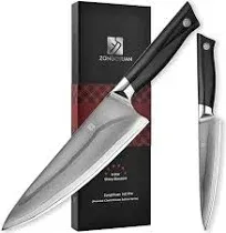 ZongChuan 8C Damascus Kitchen Knife Set